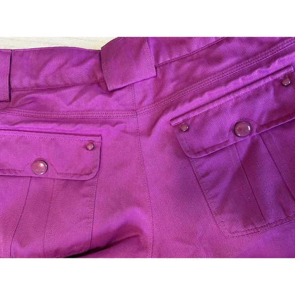 Marmot Girl’s Ski Snowboard Snow Pants in Fuschia Pink And Green Sz L - Picture 9 of 13